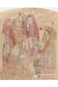 帕米尔 &bull; 春（入选第十二届全国美展）228cm&times;185cm 2014年